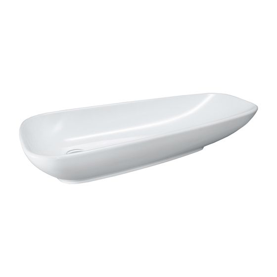 Laufen Waschtisch-Schale Palmoba 420x900x160mm, Weiß, ohne Hahnloch/Überlauf
