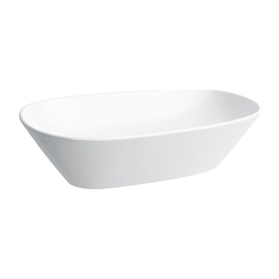 Laufen Waschtisch-Schale Palmoba 380x520x130mm, Weiß LCC, ohne Hahnloch/Überlauf