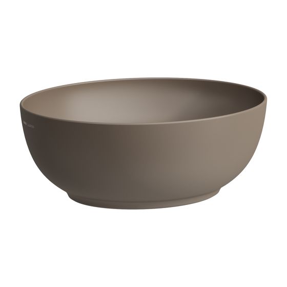 Laufen Waschtisch-Schale Ilbagnoalessi 380x450x170mm, Kaffee Matt, ohne Hahnloch/Überlauf, oval