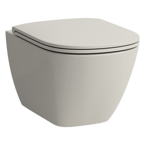 Laufen Tiefspül-WC wandhängend Lua 520x360mm, spülrandlos, Silent Flush, verdeckte Befestigung, Pergamon