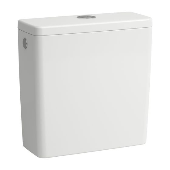 Laufen Spülkasten LUA/MEDA 160x390x395mm, Mattweiß, Wasseranschluss seitlich
