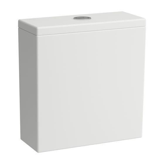 Laufen Spülkasten Kartell 160x380x395mm, Mattweiß, Wasseranschluss hinten