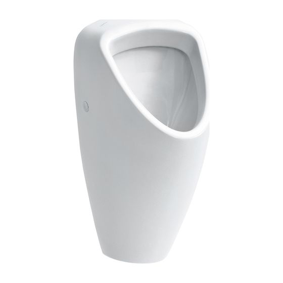 Laufen Absaugurinal CAPRINO PLUS 350x320x645mm, Weiß LCC, Zulauf außen, ohne Fliege