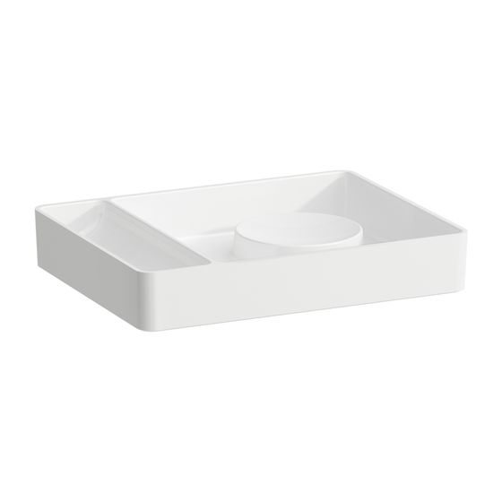 Laufen Aufbewahrungsschale VAL 280x360x60mm, Mattweiß, rechteckig