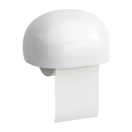 Laufen Keramischer Papierrollenhalter, Ilbagnoalessi, 150x185x110mm, Weiß, Montage geschraubt