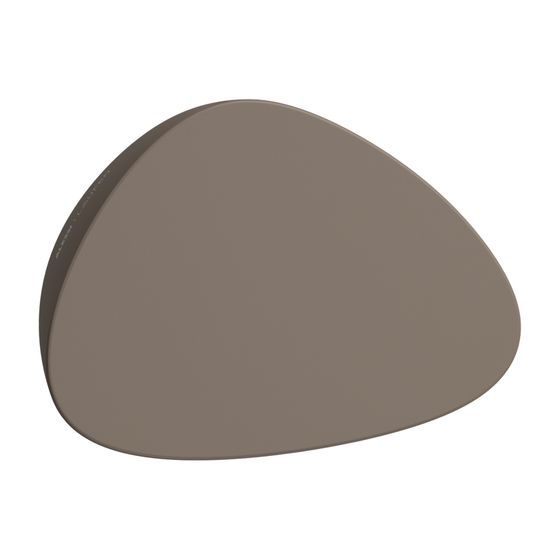 Laufen Keramischer Handtuchhalter, Ilbagnoalessi, 70x130x95mm, Kaffee Matt, Montage geschraubt