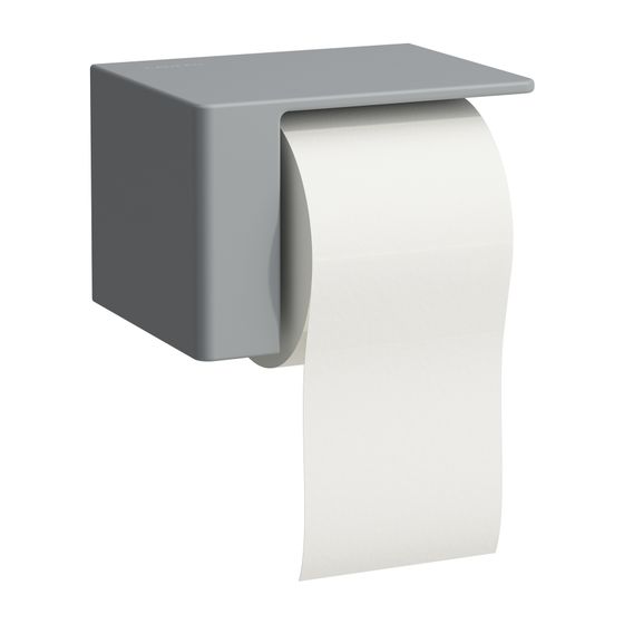 Laufen Papierrollenhalter VAL 135x170x115mm, Mattgraphit, rechts offen Saphirkeramik