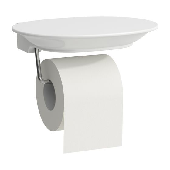 Laufen Toilettenpapierhalter The New Classic Saphirkeramik, Weiß