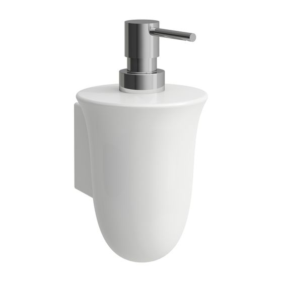 Laufen Seifenspender The New Classic 105x95x125mm, Mattweiß, Saphirkeramik inklusive Montagezubehör