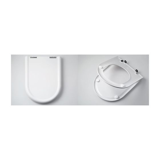 Laufen WC-Sitz Deckel Vienna, alt, ohne Absenkautomatik, Weiß