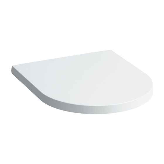 Laufen WC-Sitz mit abnehmbaren Deckel Kartell mit Absenkautomatik, Weiß 