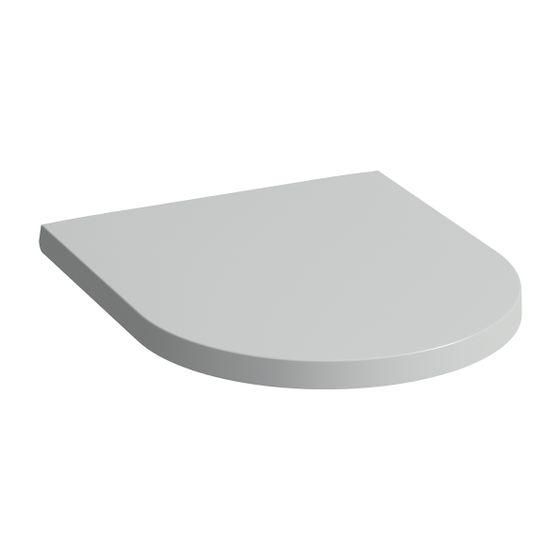 Laufen WC-Sitz Deckel Kartell abnehmbar, Mattgrau