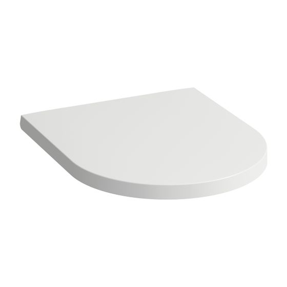 Laufen WC-Sitz Deckel Kartell mit Absenkautomatik abnehmbar, Mattweiß