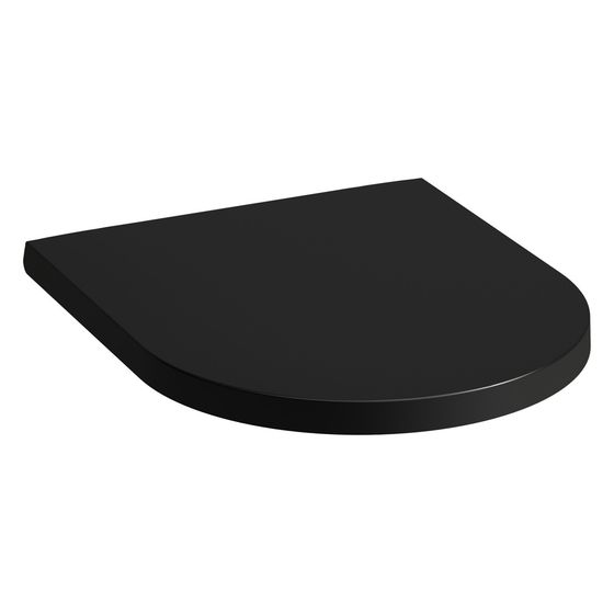 Laufen WC-Sitz mit Deckel Cleanet Riva, abnehmbar, Schwarz matt