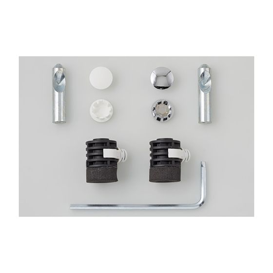 Laufen Befestigungsset M12 für Wand-WC & Bidet mit seitlicher Montageöffnung