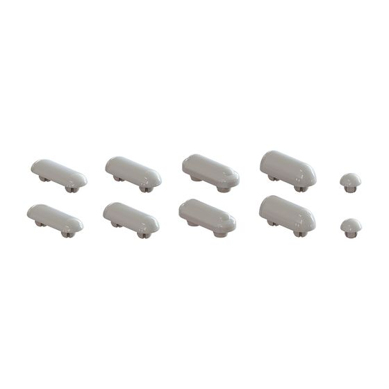 Laufen Ausgleichspuffer Set 6/8/10/12mm, für WC-Sitze und Deckel