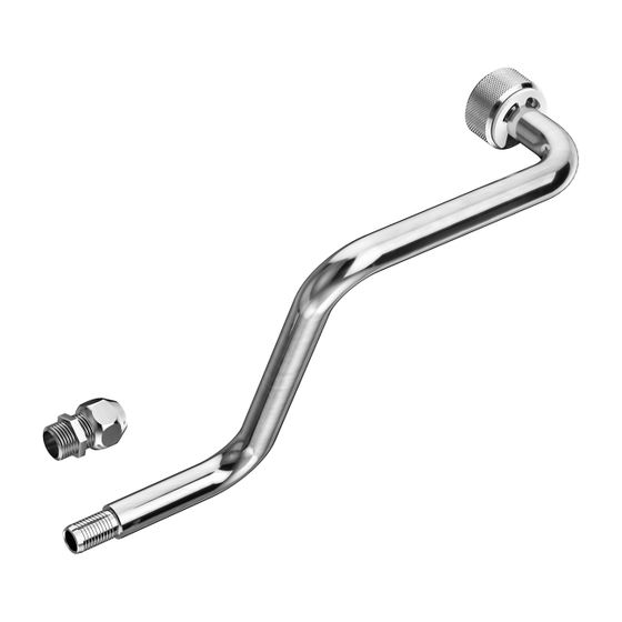 Laufen Wasseranschluss-Set Cleanet Navia 150mm, Verlängerung externer Wasseranschluss
