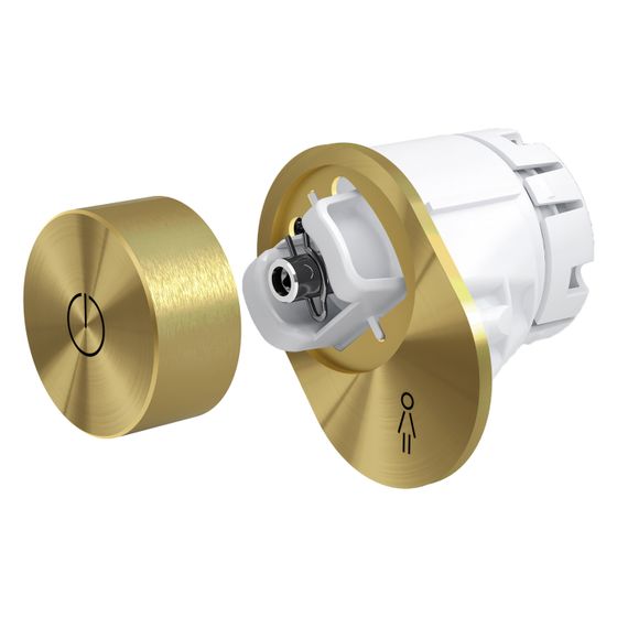 Laufen Controller mit Drehknopf Cleanet Riva, Gold matt