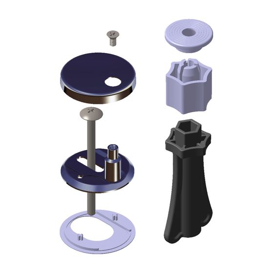 Laufen Befestigung WC-Sitz Pro/Moderna/Liberty