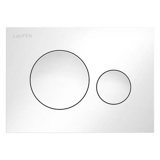 Laufen Betätigungsplatte Ineo Moon 203x145x6mm, mit Dual-Flaush Kunsstoff, PVD, Gold glänzend