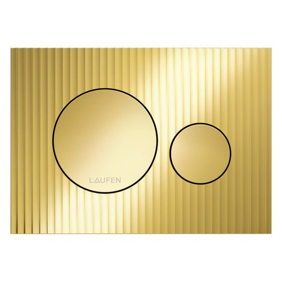 Laufen Betätigungsplatte Moondance Ineo 203x145x6mm aus Kunsstoff, PVD, Gold glänzend