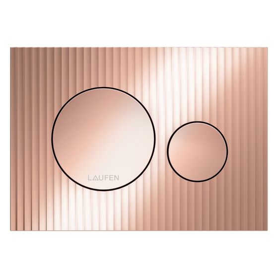 Laufen Betätigungsplatte Moondance Ineo 203x145x6mm aus Kunsstoff, PVD, Rosègold glänzend