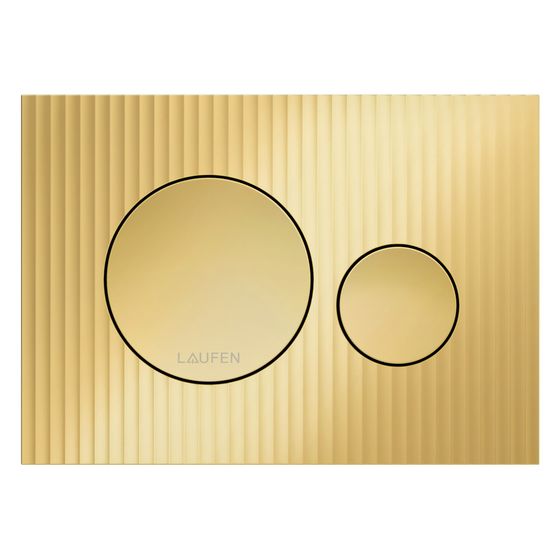 Laufen Betätigungsplatte Moondance Ineo 203x145x6mm aus Kunsstoff, PVD, Blassgold matt