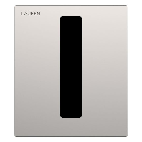 Laufen IR-Betätigungsplatte Urinal Ineo E-AU105, Edelstahl gebürstet/Schwarz, H9091059280001