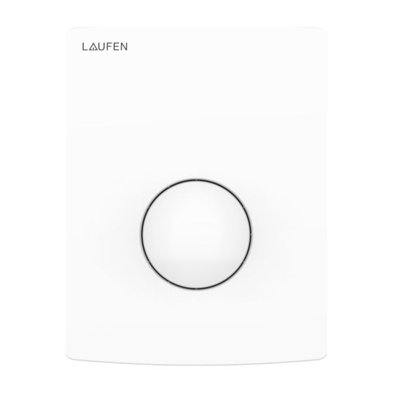 Laufen Urinal Drückerplatte AU109 INEO, 126x162x17mm, aus Kunststoff, Weiß
