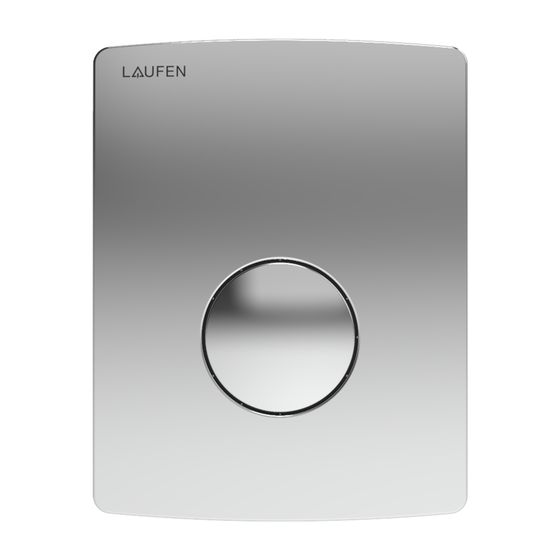 Laufen Urinal Drückerplatte AU109 INEO, 126x162x17mm, Chrom, aus Kunststoff