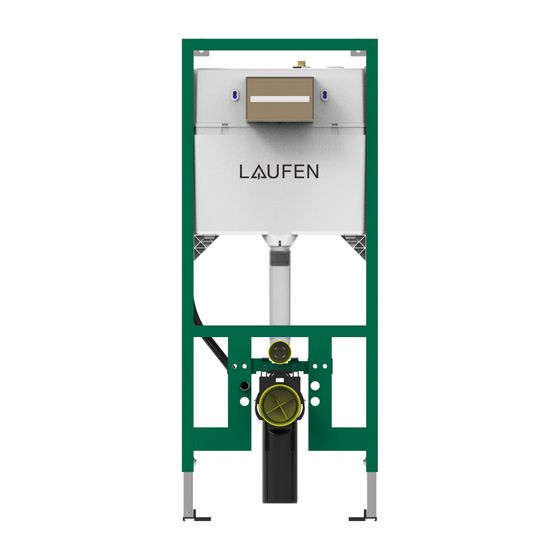 Laufen Installationselement Ineolink, slim, mit Spülkasten für Wand/Dusch-WC, 1155mm, Frontbetätigung, 2-Mengen-Spülsystem