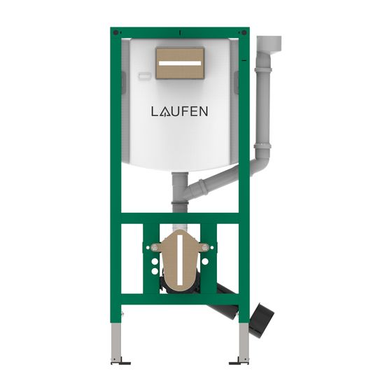 Laufen Installationselement Ineolink m. SPK und Anschluss f. Geruchsabs. f. Wand/Dusch-WC, 1120mm, einstellbarer Spülstromregler
