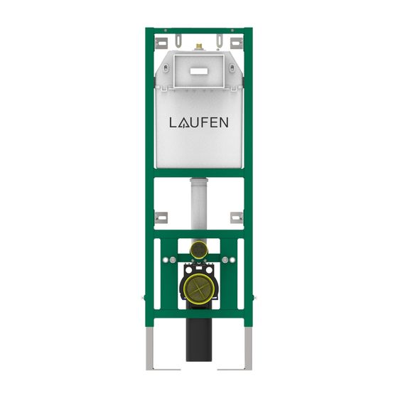 Laufen Eck-Installationselement Ineolink mit Spülkasten für Wand-WC, Bauhöhe 112cm, Dual-Flush 2-Mengen-Spülsystem