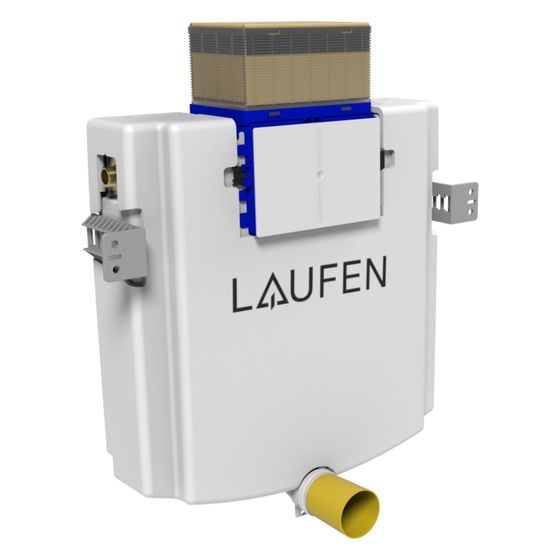 Laufen Nassbauelement Ineolink, für bodenstehend WCs, Betätigung vorne oder oben