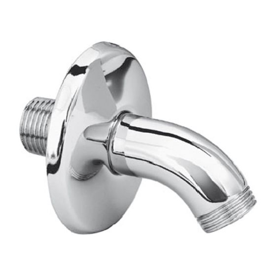 Laufen Anschlussbogen 30 Grad, für Kopfbrause, Ausladung 50mm, runde Rosette