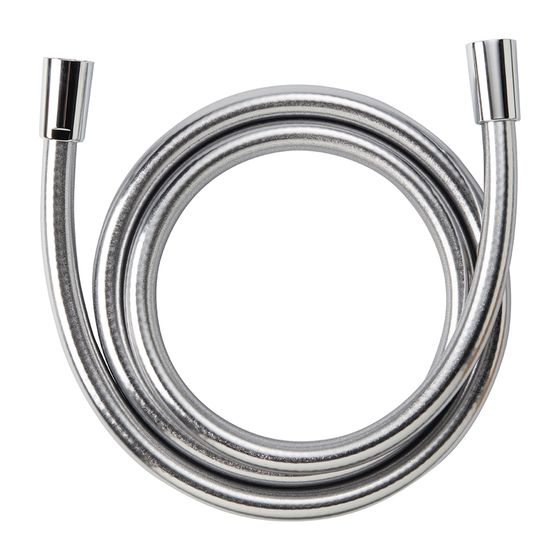 Laufen Kunststoff-Brauseschlauch Simiflex, Länge 1500mm, mit Metalleffekt und drehbarer Verbindung