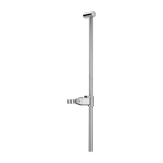 Laufen Brausestange SimiGliss, runder Halter, Höhe 1100mm, Chrom