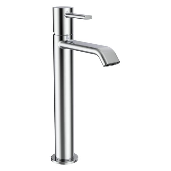 Laufen Waschtisch-Mischer Meda, Festauslauf, Ausladung 120mm, ohne Ablaufventil, Chrom