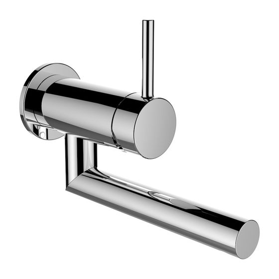 Laufen Einhebel-Waschtischmischer Unterputz Twinplus für Simibox 1-Point Schwenkauslauf Ausladung 175mm, Chrom