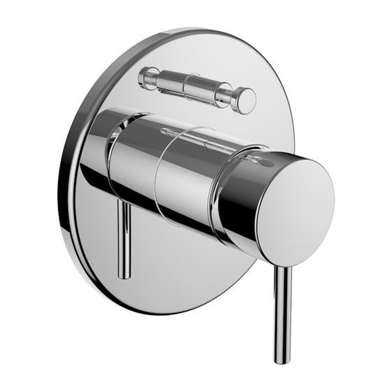 Laufen Einhebel-Wannenmischer Unterputz Twinplus für Simibox Standard/Light, Chrom, ohne Zubehör