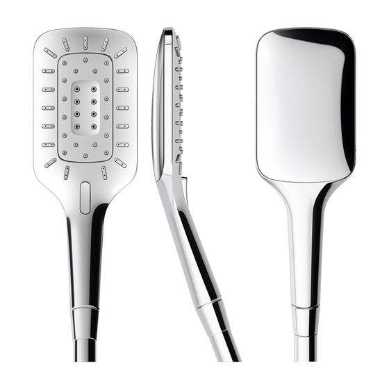 Laufen Handbrause MyCity120, 3 regulierbare Strahlarten, Chrom