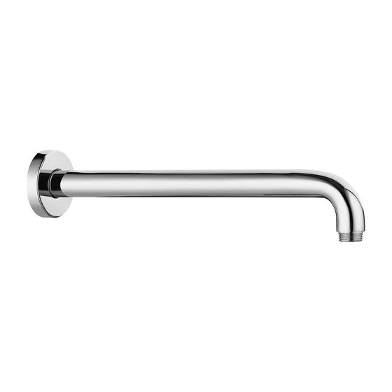 Laufen Brausewandarm, runde Rosette, Ausladung 420mm, Chrom