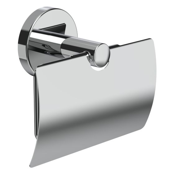 Laufen Toilettenpapierhalter Niara, mit Abdeckung, Chrom