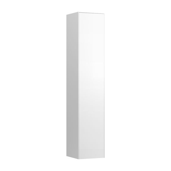 Laufen Hochschrank Sonar 320x320x1594mm, 1 Tür Scharnier rechts, 5 Ablagen, mit Push/Pull Funktion, Weiß matt