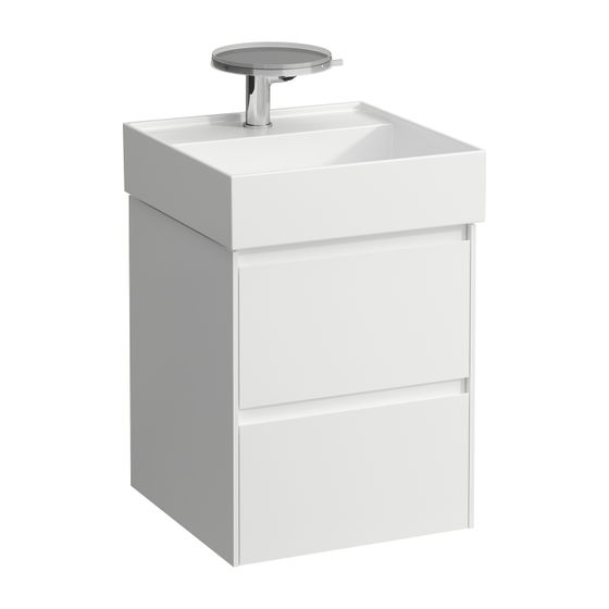 Laufen Waschtischunterbau LANI 448x437x515mm, Specialcolor, 2 Schubladen, Griffleiste Vollausz., Soft-Close, für Kartell H815331