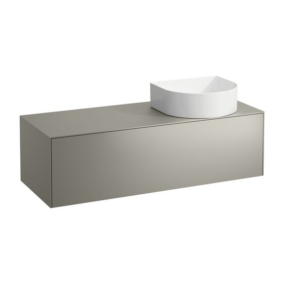 Laufen Schubladenelement Sonar 1180x340x450mm, Titan, Aussch. rechts, 1 Schubl., für WT-Schale H812340/1/2/3