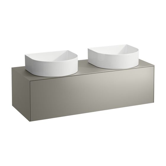 Laufen Schubladenelement Sonar 1180x340x450mm, Titan, Aussch. links/rechts, 1 Schubl., für WT-Schale H812340/1/2/3