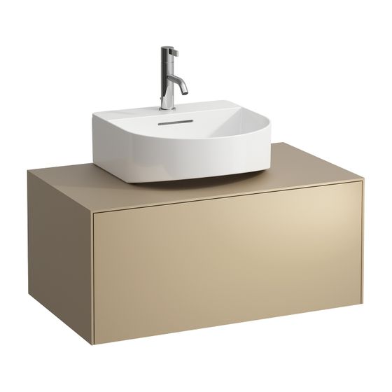 Laufen Schubladenelement Sonar 780x340x450mm, Gold, 1 Schubl., für Aufsatz-Handwaschbecken H816341/2