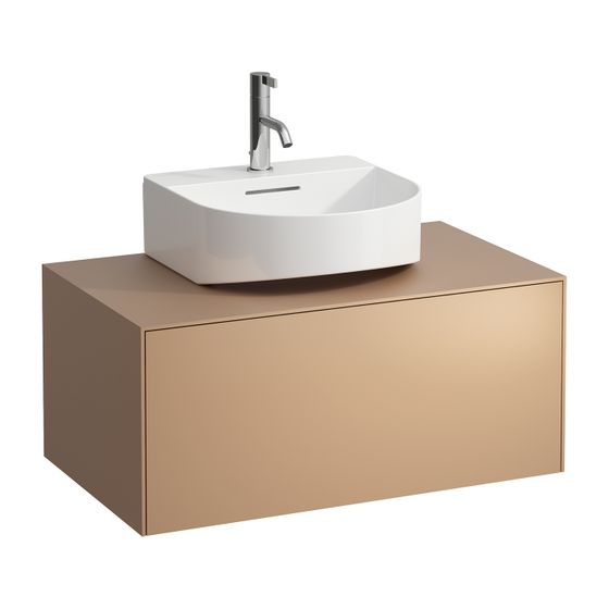 Laufen Schubladenelement Sonar 780x340x450mm, Kupfer, 1 Schubl., für Aufsatz-Handwaschbecken H816341/2