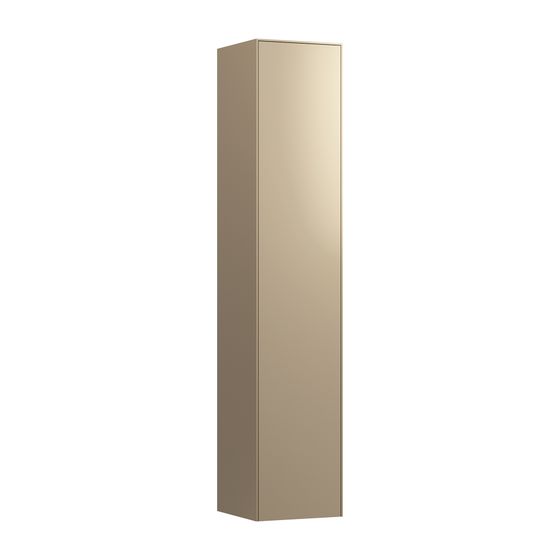 Laufen Hochschrank Sonar 320x320x1594mm, Gold, 1 Tür Scharnier rechts 5 Ablagen mit Push/Pull Funktion